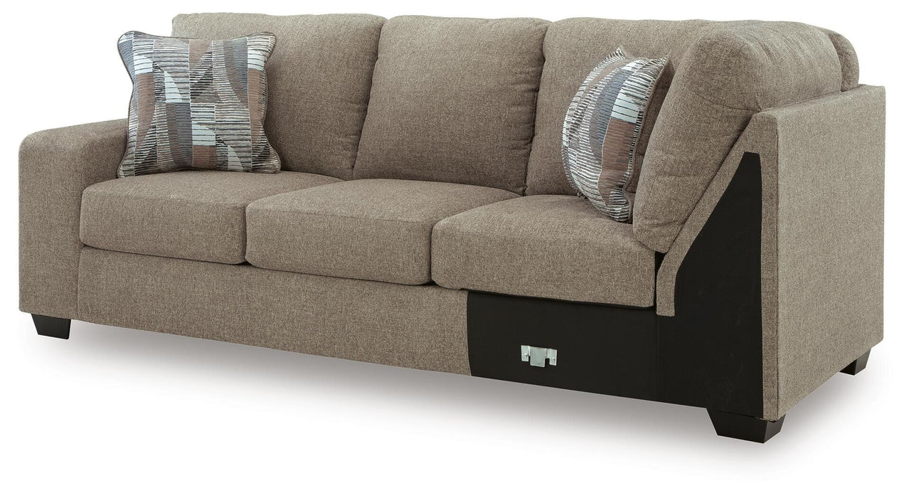 Newellen Sleeper Sectional with Chaise - Dow Furniture (ME)