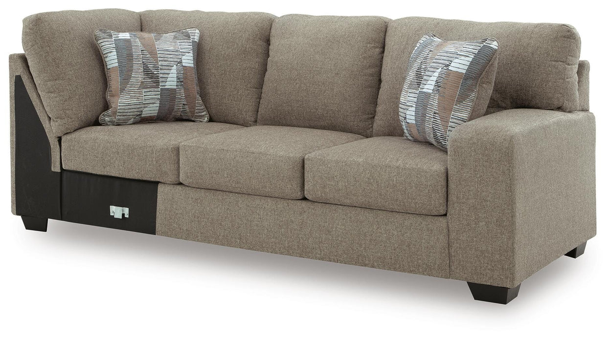 Newellen Sleeper Sectional with Chaise - Dow Furniture (ME)
