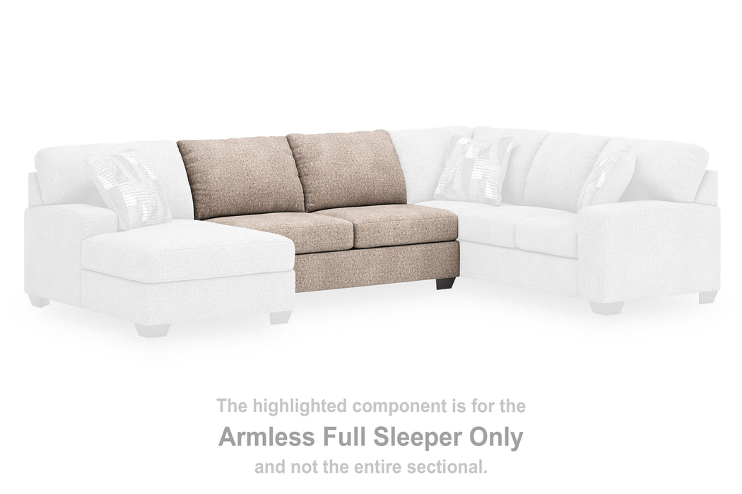 Newellen Sleeper Sectional with Chaise - Dow Furniture (ME)