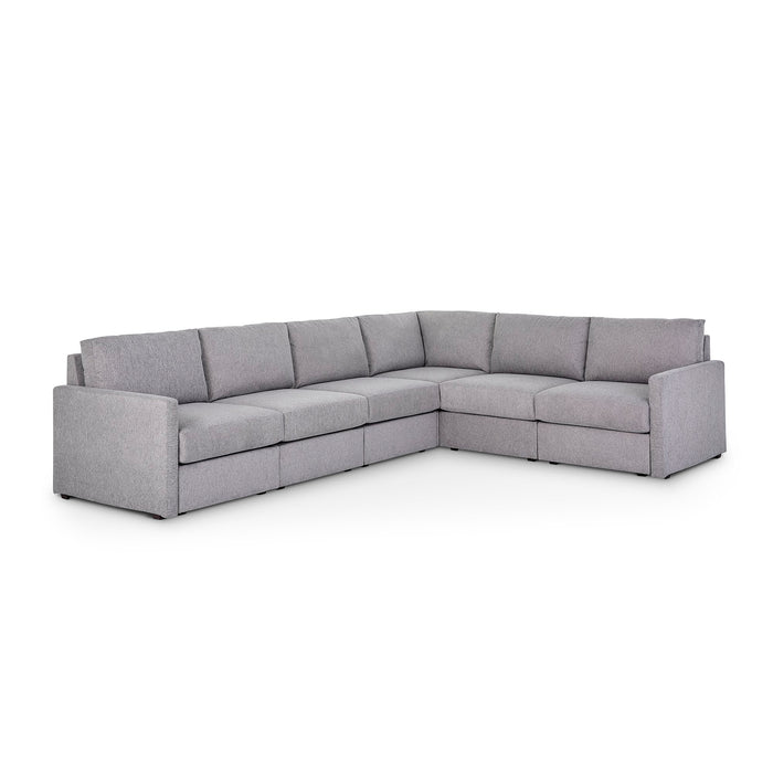 Flex 6-Seat Sectional with Narrow Arm - 5000003381 - Dow Furniture (ME)