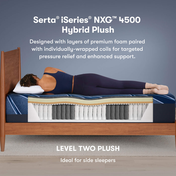 Serta® iSeries® NXG™ Mattress - 4500 Hybrid Ultra Plush - Dow Furniture (ME)