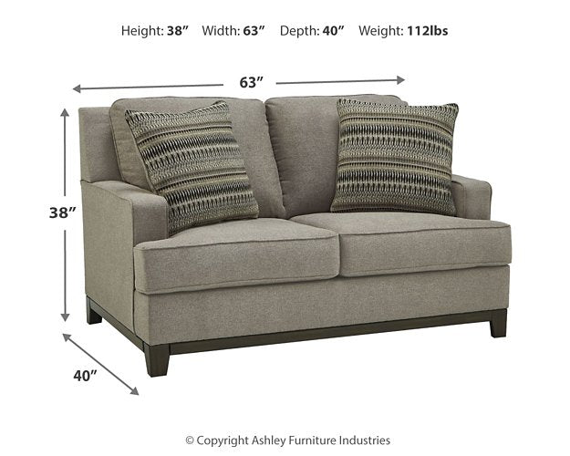 Kaywood Loveseat - Dow Furniture (ME)