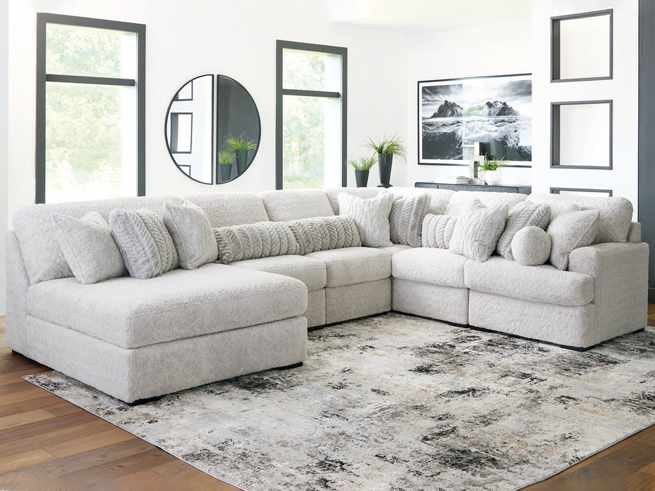 Cuddle Plush Sectional with Chaise - Dow Furniture (ME)