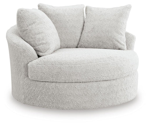Cuddle Plush Oversized Swivel Accent Chair - Dow Furniture (ME)