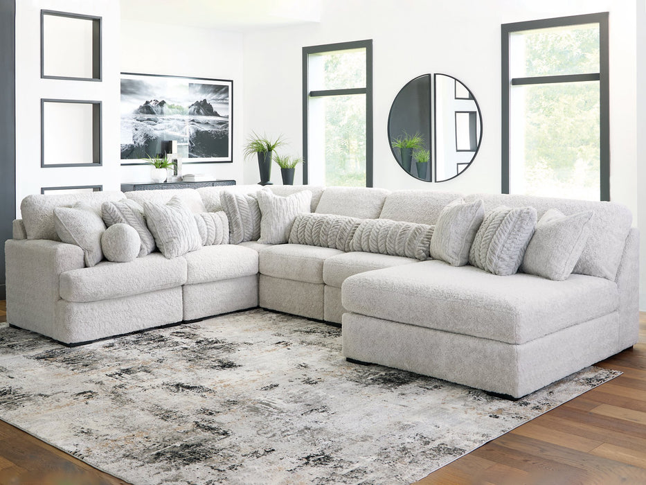 Cuddle Plush Sectional with Chaise - Dow Furniture (ME)