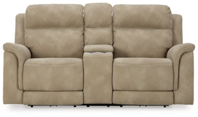 Next-Gen DuraPella Power Reclining Loveseat with Console - Dow Furniture (ME)
