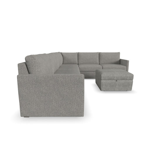 Flex 6-Seat Sectional with Narrow Arm and Storage Ottoman - 5000003380 - Dow Furniture (ME)