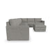 Flex 6-Seat Sectional with Narrow Arm and Storage Ottoman - 5000003380 - Dow Furniture (ME)