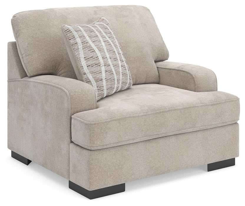High Profile Chair & Ottoman Living Room Set - Dow Furniture (ME)