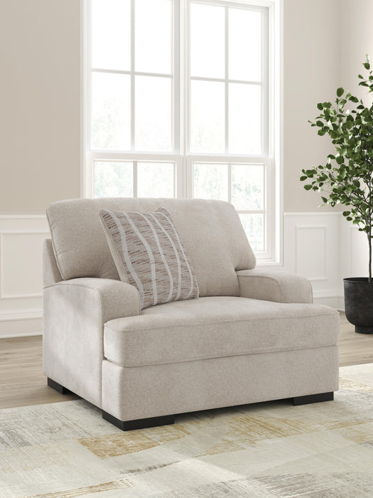 High Profile Chair & Ottoman Living Room Set - Dow Furniture (ME)