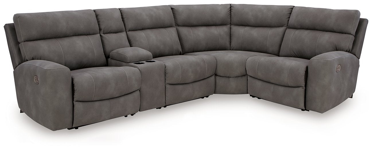 Next-Gen DuraPella Power Reclining Sectional - Dow Furniture (ME)