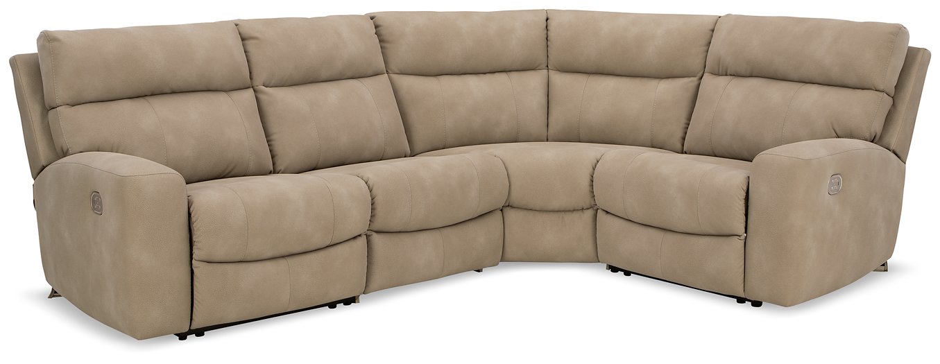 Next-Gen DuraPella Power Reclining Sectional - Dow Furniture (ME)