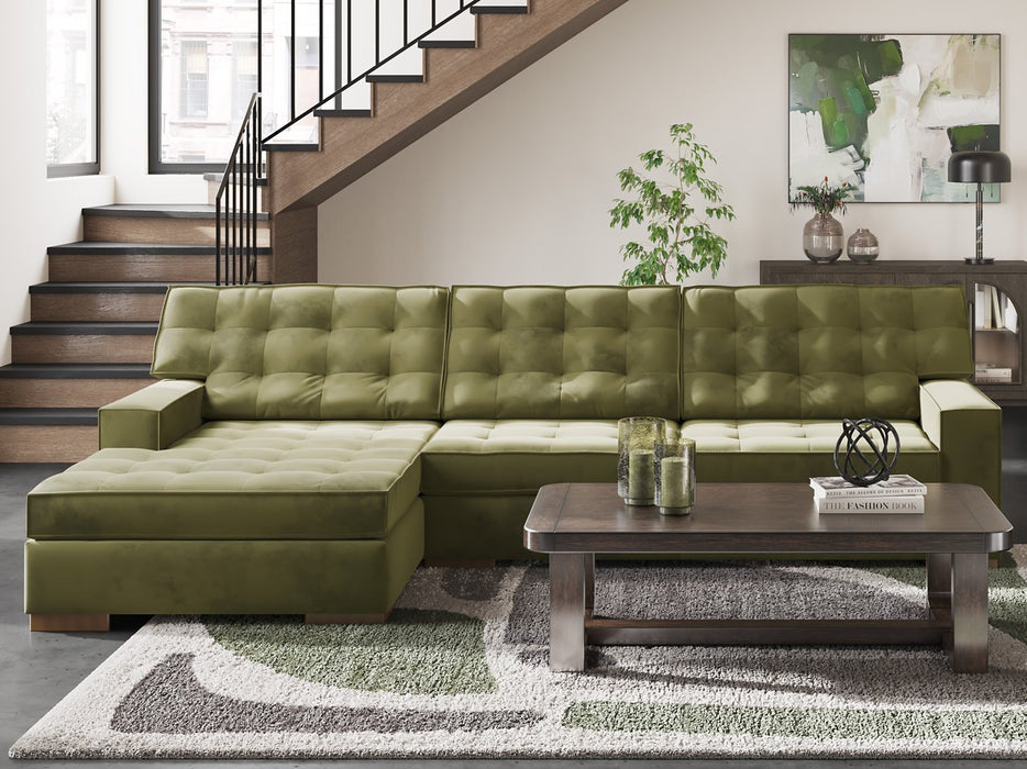 Caspian-Town Sectional with Chaise - Dow Furniture (ME)