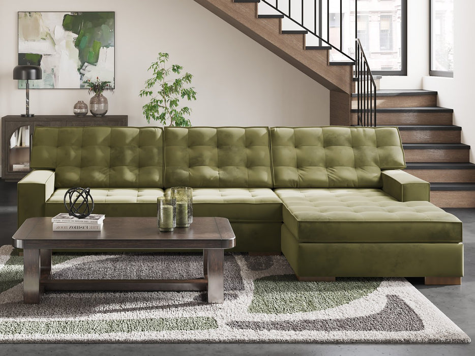 Caspian-Town Sectional with Chaise - Dow Furniture (ME)