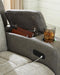 WhipLash Power Reclining Loveseat with Console - Dow Furniture (ME)