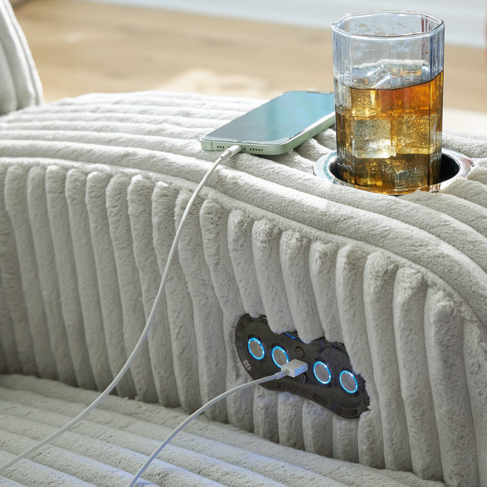 Forest Lake Power Reclining Sofa - Dow Furniture (ME)