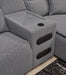 Modmax II Power Reclining Sectional with Audio Consoles - Dow Furniture (ME)