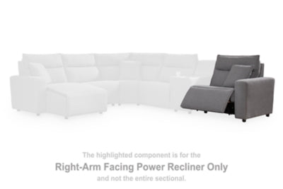 Modmax II Power Reclining Sectional with Audio Consoles - Dow Furniture (ME)