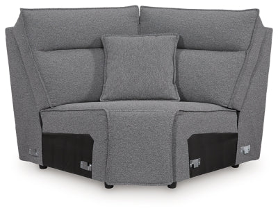 Modmax II Power Reclining Sectional with Audio Consoles - Dow Furniture (ME)