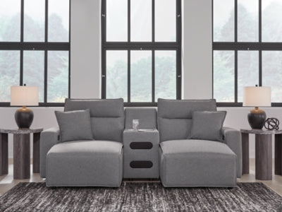 Modmax Power Reclining Sectional with Chaise - Dow Furniture (ME)