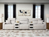 Modmax II Power Reclining Sectional with Audio Consoles - Dow Furniture (ME)