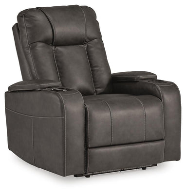 Feazada Power Recliner - Dow Furniture (ME)