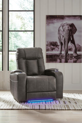 Feazada Power Recliner - Dow Furniture (ME)