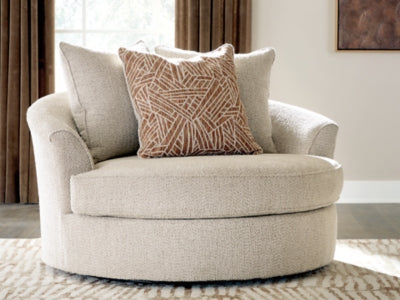 Steelwater Retreat Oversized Swivel Accent Chair - Dow Furniture (ME)