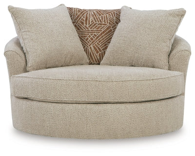 Steelwater Retreat Oversized Swivel Accent Chair - Dow Furniture (ME)