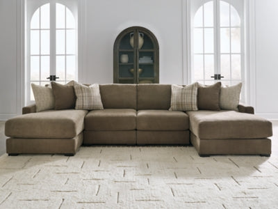 Camellia-Court Double Chaise Sectional - Dow Furniture (ME)