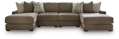 Camellia-Court Double Chaise Sectional - Dow Furniture (ME)