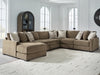 Camellia-Court Sectional with Chaise - Dow Furniture (ME)