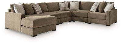 Camellia-Court Sectional with Chaise - Dow Furniture (ME)