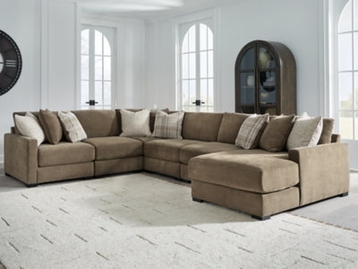 Camellia-Court Sectional with Chaise - Dow Furniture (ME)