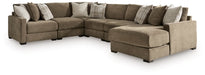Camellia-Court Sectional with Chaise - Dow Furniture (ME)