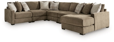 Camellia-Court Sectional with Chaise - Dow Furniture (ME)