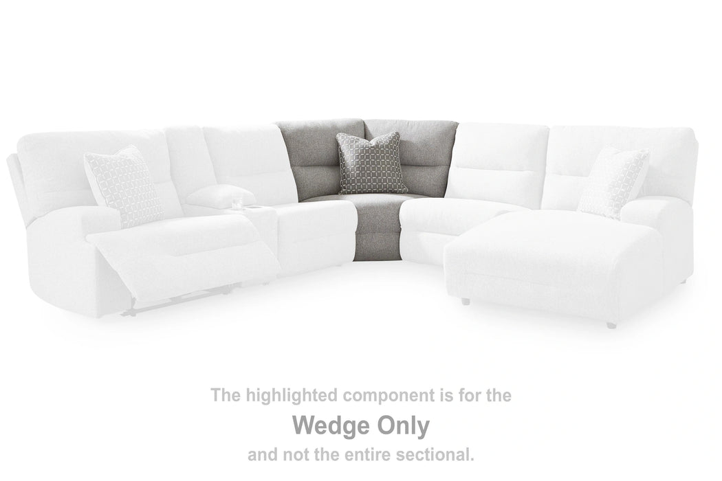 Acklen Place Power Sectional Reclining Sofa with Storage Console