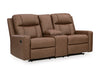 Mackmenville Reclining Loveseat with Console - Dow Furniture (ME)