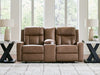 Mackmenville Reclining Loveseat with Console - Dow Furniture (ME)