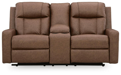 Mackmenville Reclining Loveseat with Console - Dow Furniture (ME)