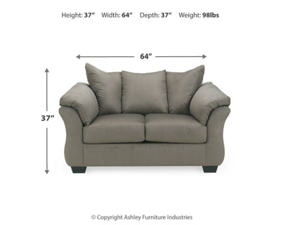 Darcy Loveseat - Dow Furniture (ME)