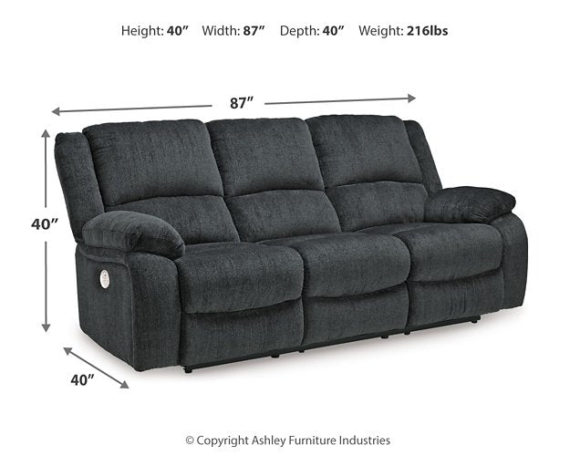 Draycoll Power Reclining Sofa - Dow Furniture (ME)