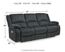 Draycoll Power Reclining Sofa - Dow Furniture (ME)