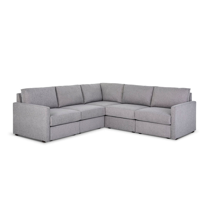 Flex 5-Seat Sectional with Narrow Arm - 5000003370 - Dow Furniture (ME)