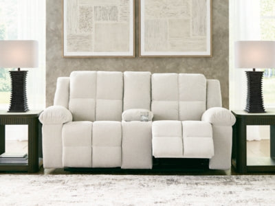 Orlen Reclining Loveseat with Console - Dow Furniture (ME)