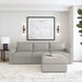 Flex Sofa with Standard Arm and Ottoman - Dow Furniture (ME)