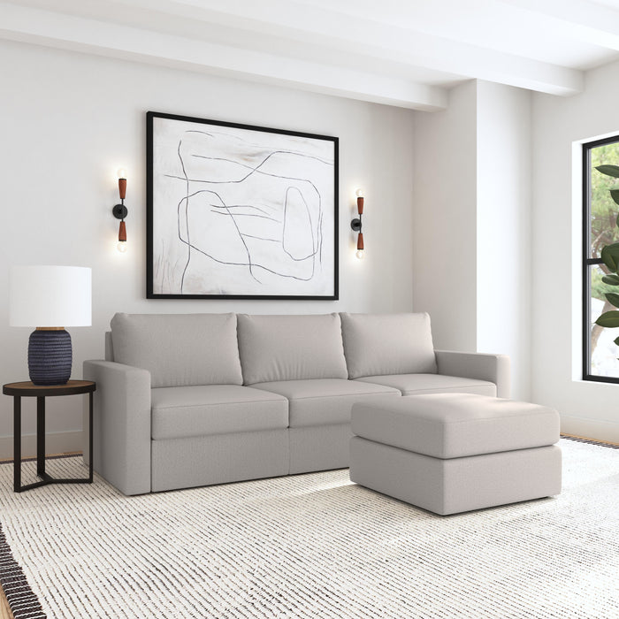 Flex Sofa with Standard Arm and Ottoman - Dow Furniture (ME)