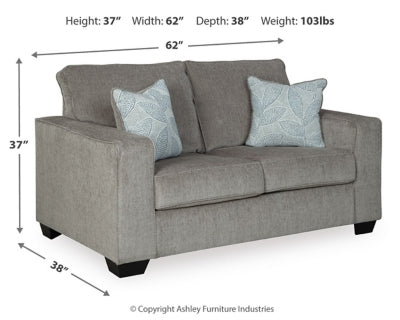 Altari Loveseat - Dow Furniture (ME)