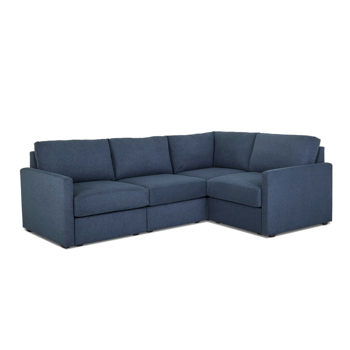 Flex 4-Seat Sectional with Narrow Arms - Dow Furniture (ME)