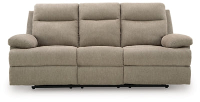 Side-Swipe Reclining Sofa with Drop Down Table - Dow Furniture (ME)